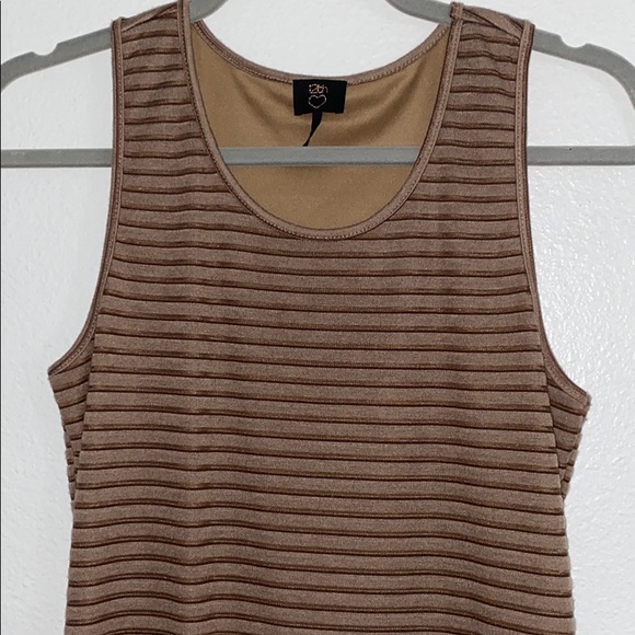 Fitted Mid Calf Ribbed Dress - Picture 3 of 3